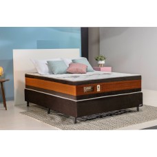 Base Cama Box Suede Veludo Rhombus - Solteiro King